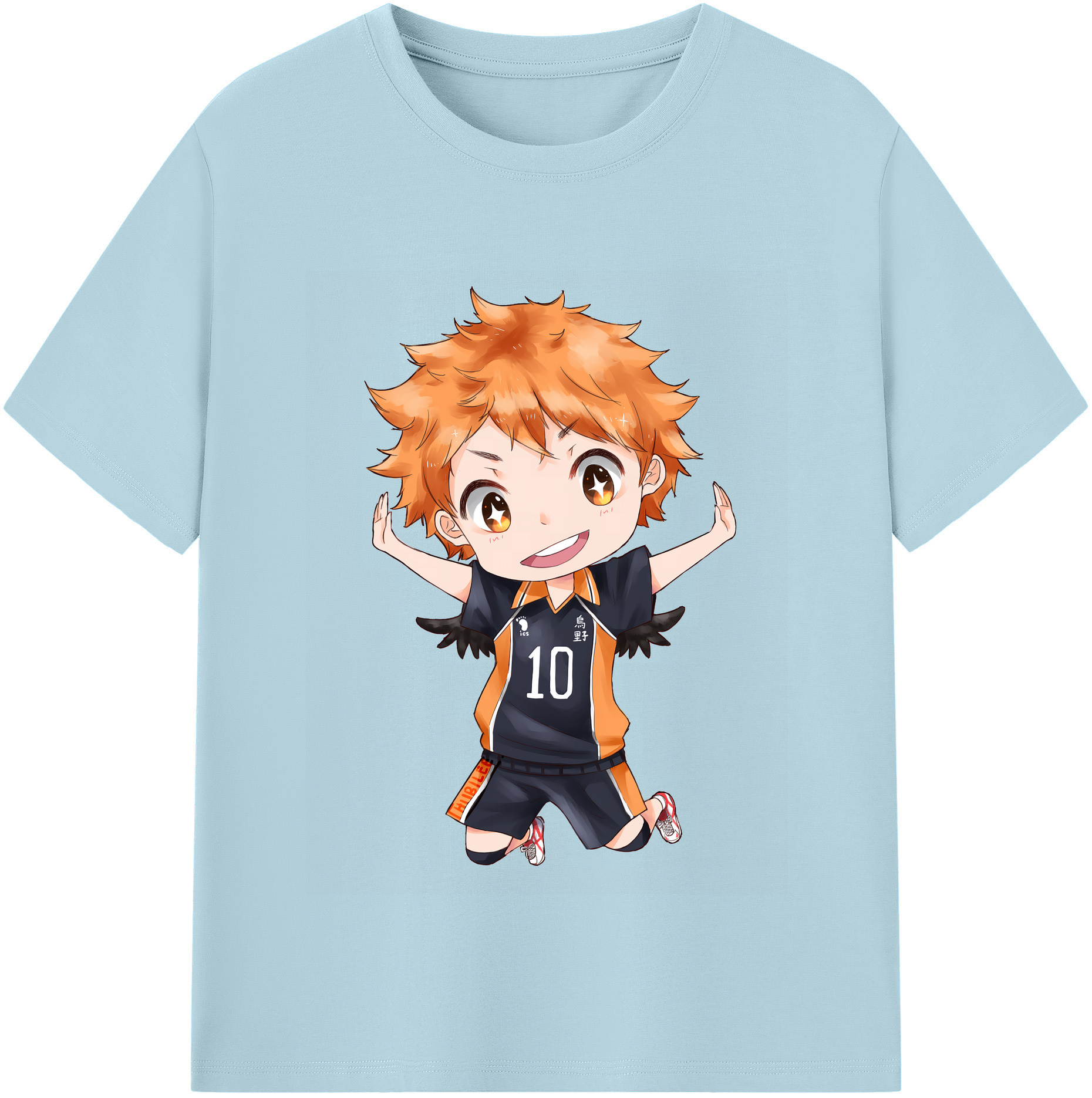 （画像用） ハイキュー!! Haikyu!! 綿100％半袖Tシャツ（フロントプリント）